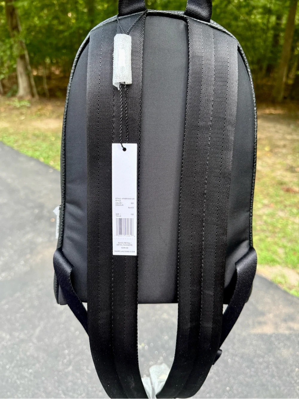 Marc Jacobs Black Pebbled Leather Everyday Backpack